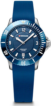 Швейцарские наручные  женские часы Wenger 01.0621.112. Коллекция Seaforce