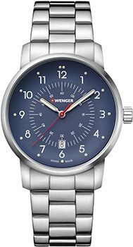 Швейцарские наручные  мужские часы Wenger 01.1641.118. Коллекция Avenue