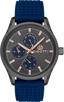 fashion наручные  мужские часы BIGOTTI BG.1.10441-2. Коллекция Milano - фото 1