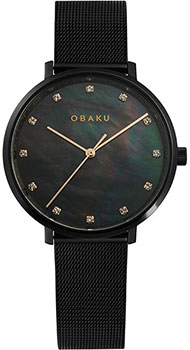 Часы Obaku Mesh V186LXBBMB
