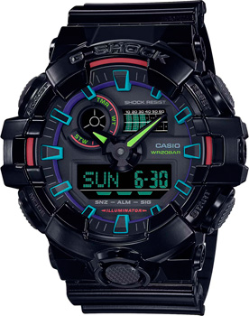 Часы Casio G-Shock GA-700RGB-1A