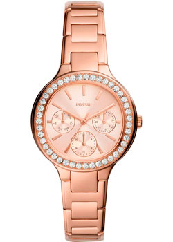 fashion наручные  женские часы Fossil BQ3706. Коллекция Weslee - фото 1